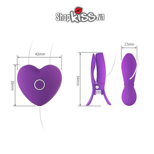 Bộ kẹp vú có rung Omysky Enjoy Love