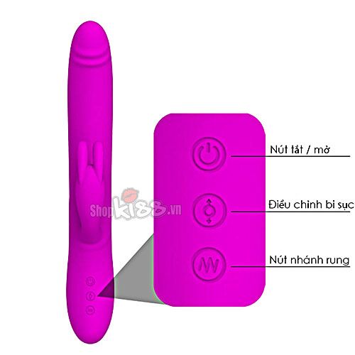 Dương vật cầm tay Prettylove Byron rung cuộn bi cực đã 